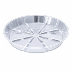 10 inch clear plant saucer for indoor plant pots