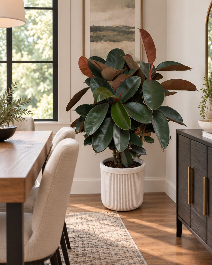 10" Ficus Burgundy Bush