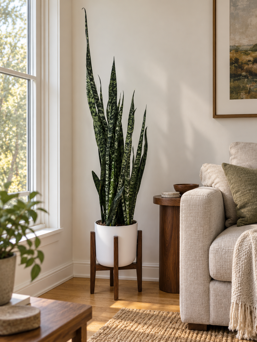 10" Snake Plant Peppermint